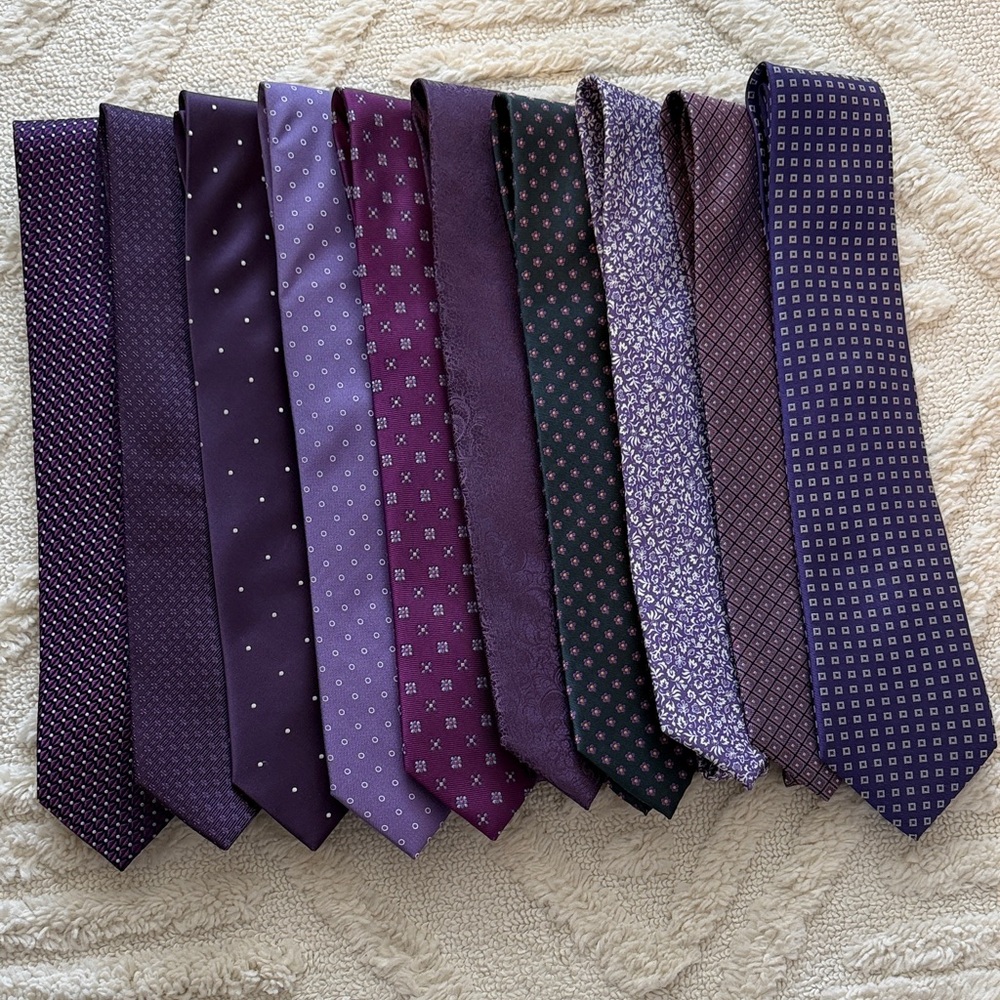 The Tie Bar men’s silk necktie bundle (10)